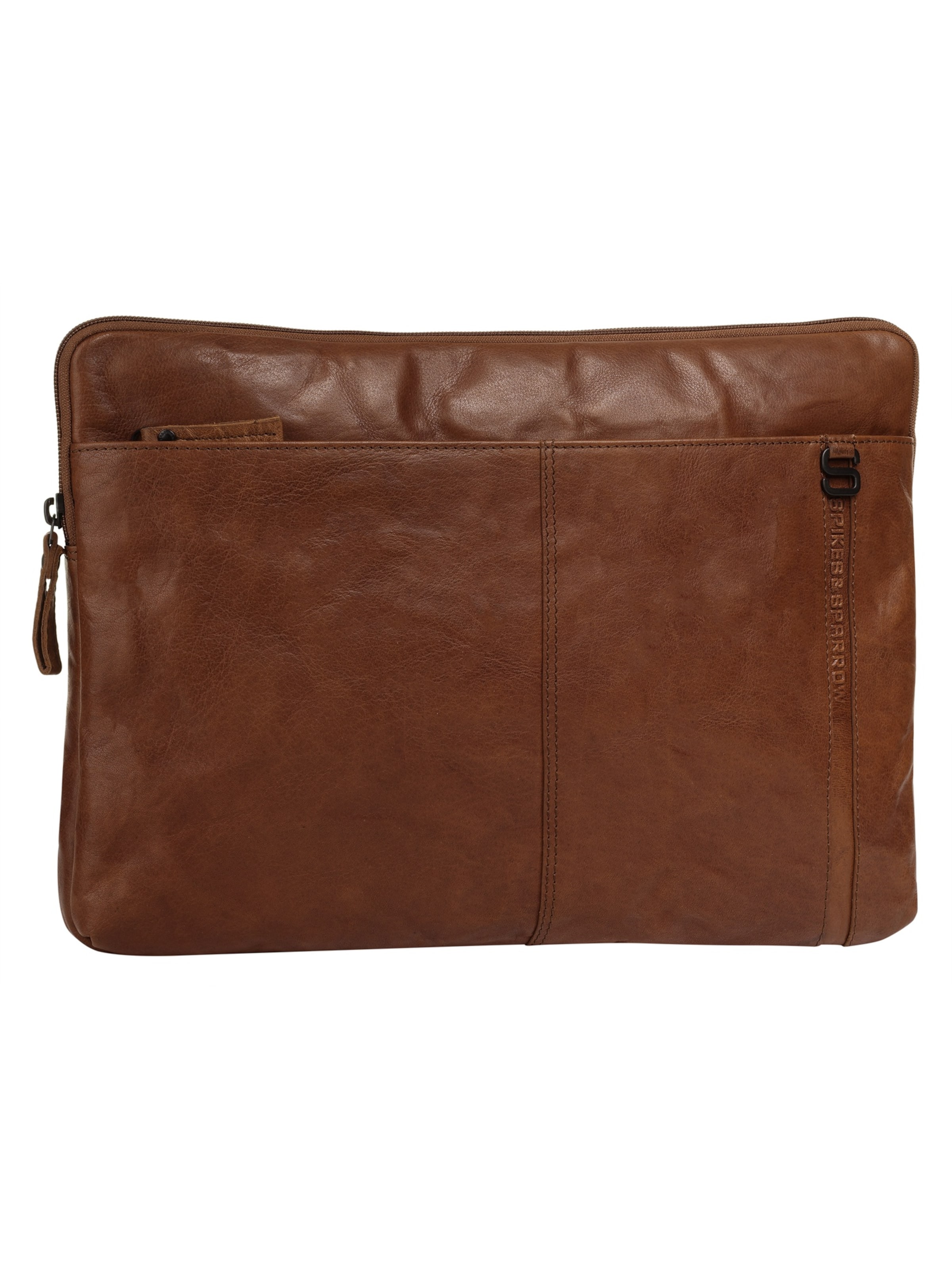 Spikes & Sparrow Document Bag in Brown