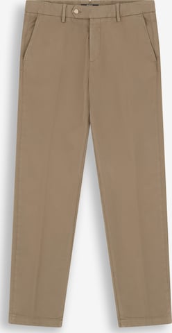 Boggi Milano Slim fit Chino trousers in Beige: front