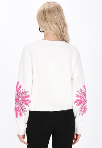 IZIA Knit cardigan in White