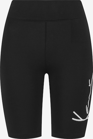 Karl Kani Skinny Legginsy 'Essential' w kolorze czarny: przód