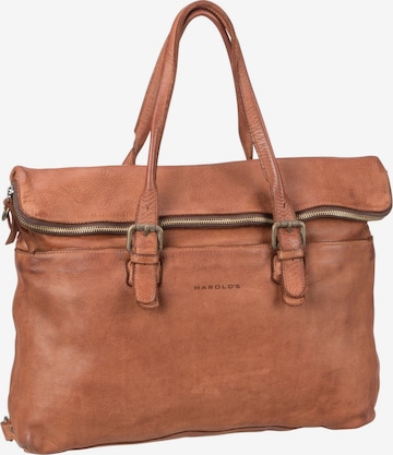 Harold's Document Bag ' Submarine 51 ' in Brown: front