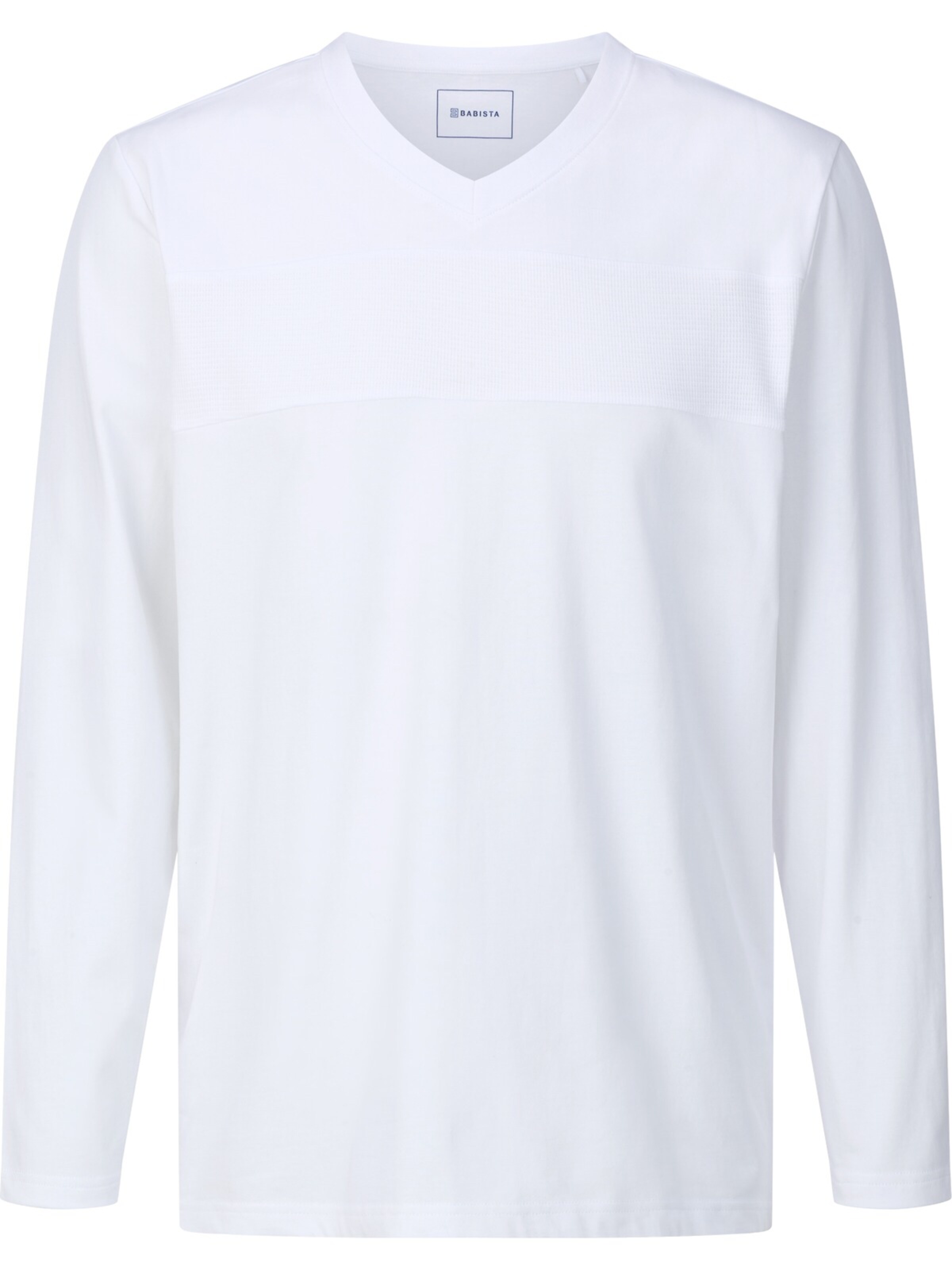 BABISTA Langarmshirt ' Carmino ' in Weiß: Vorderseite