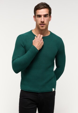 MUSTANG Sweater in Green: front