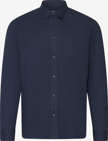 !Solid Regular Fit Hemd 'OLMIN' in Blau: Vorderseite