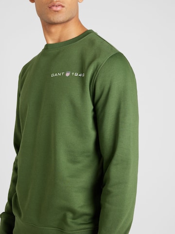 GANT Sweatshirt i grønn