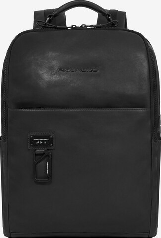 Piquadro Backpack in Black: front