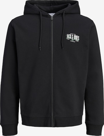 Jack & Jones PlusGornji dio trenirke 'JJAERO' - crna boja: prednji dio