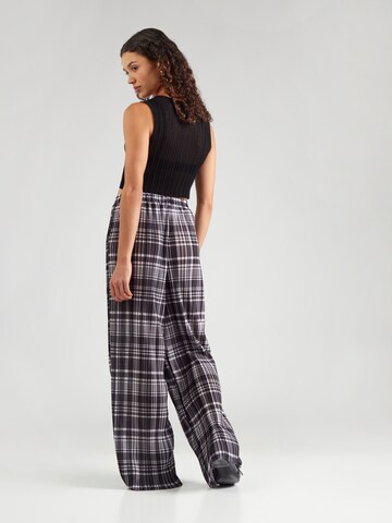 OBJECT Loose fit Trousers 'OBJCHIE' in Black
