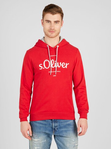 s.Oliver Sweatshirt in Rot: predná strana