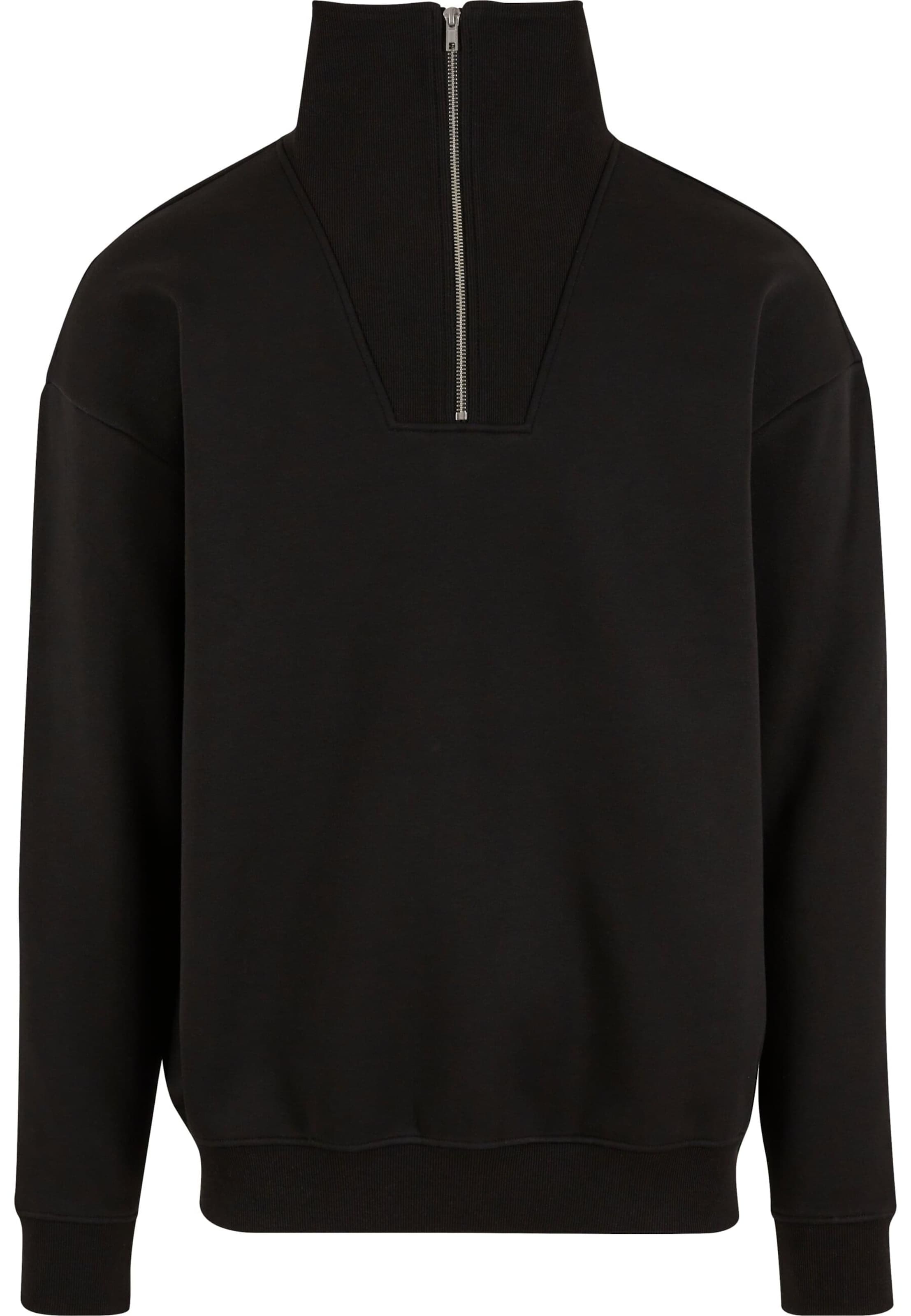 Urban Classics Sweatshirt in Schwarz: Vorderseite