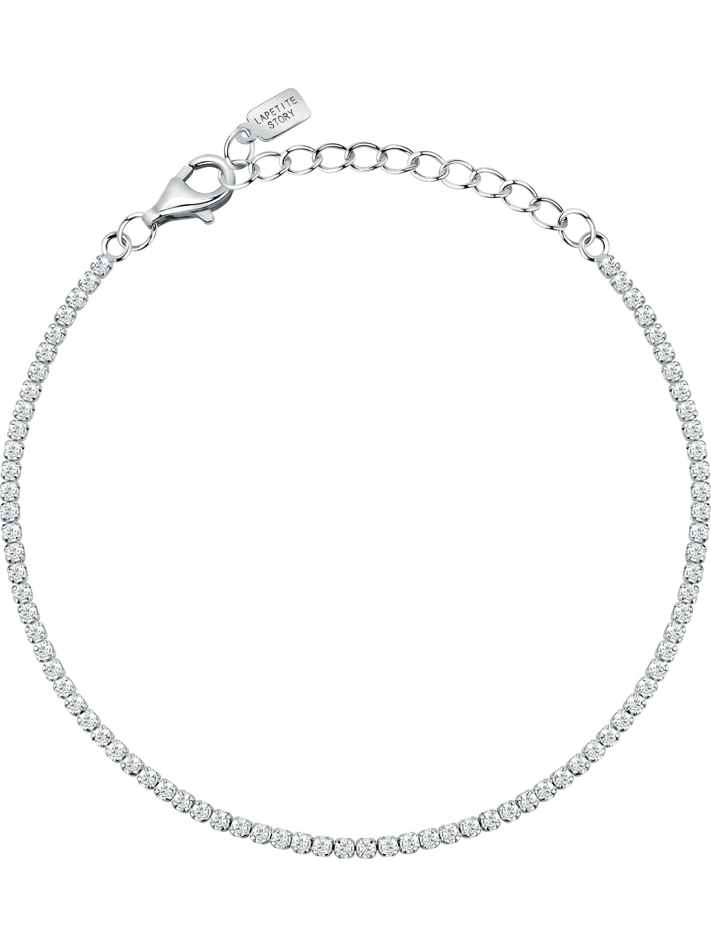 La Petite Story Bracelet in Silver: front