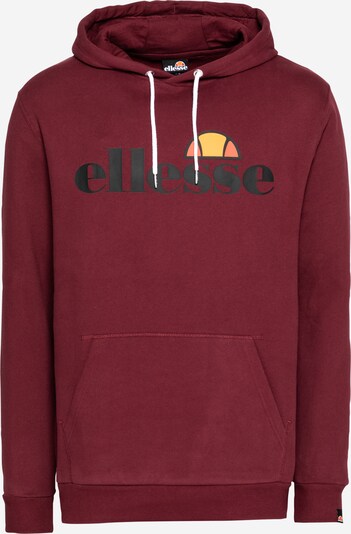 Bluză de molton 'Gottero' ELLESSE pe galben / piersică / burgund / negru, Vizualizare produs