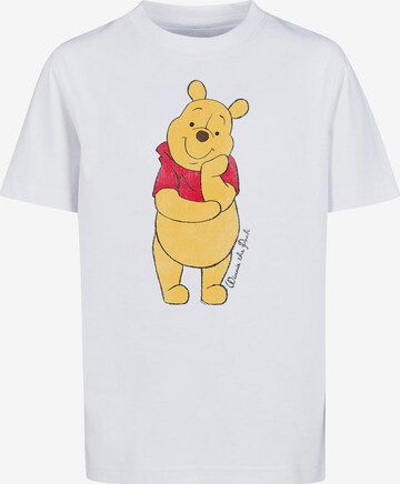 T-Shirt ' Disney Winnie-The-Pooh-Classic' F4NT4STIC en blanc : devant