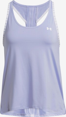 UNDER ARMOUR Sports Top 'Knockout' in Blue: front