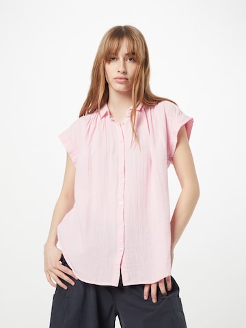 GAP - Blusa 'GAUZE' em rosa: frente