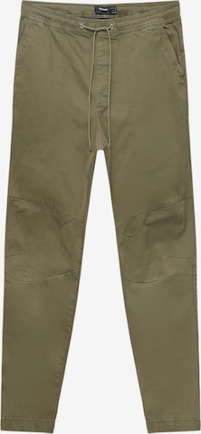 Pantaloni de la Pull&Bear pe verde: față