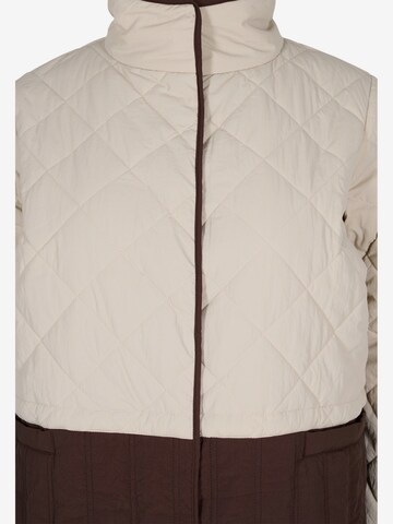 Zizzi Between-Season Jacket 'Seoul' in Brown