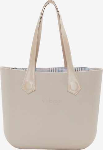 O bag Shopper in Beige: front