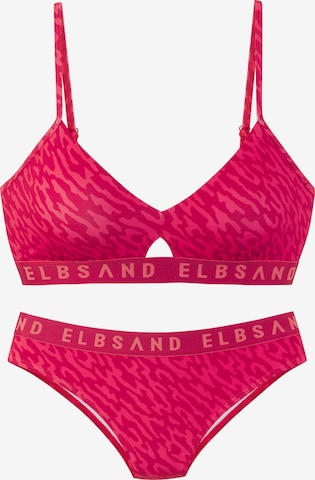 Elbsand Bikini i rosa: framsida
