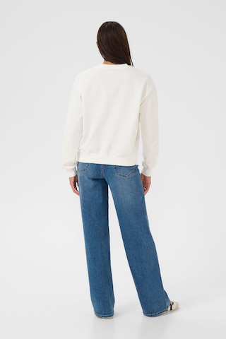 Kaffe Sweatshirt 'Elenora' i hvid