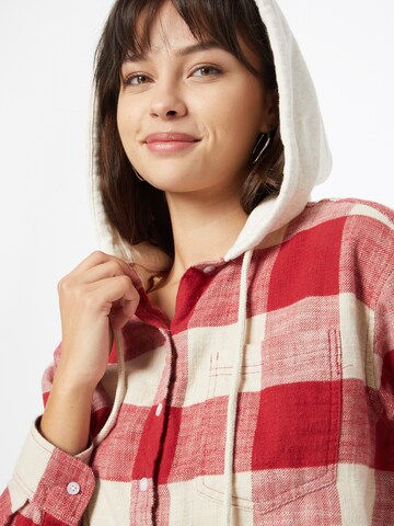 American Eagle Zip-Up Hoodie in Red