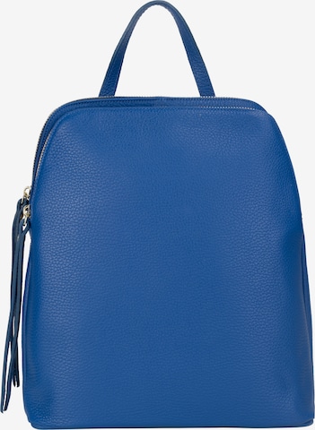 faina Backpack in Blue: front