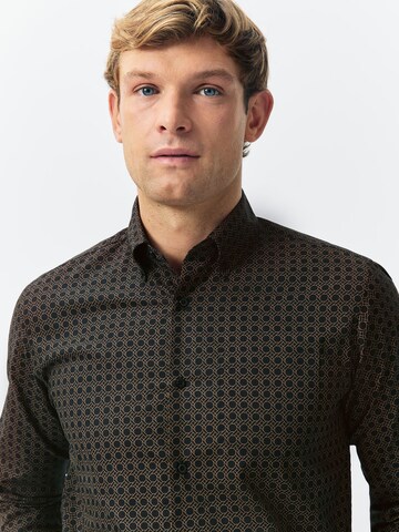 Next Klasický střih Košile – černá