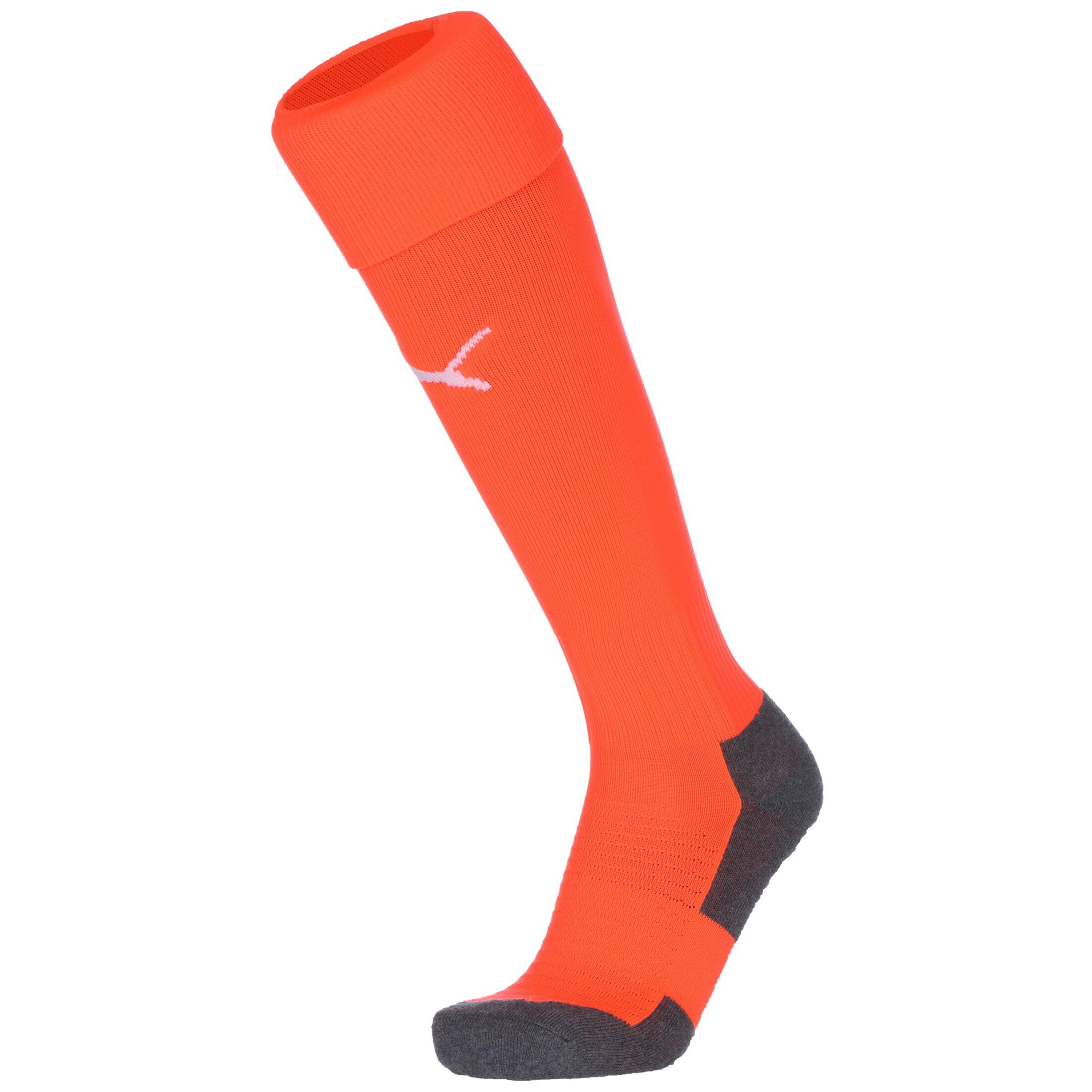 PUMA Stutzen 'Team Liga' in Rot: Vorderseite