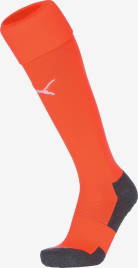 PUMA Stutzen 'Team Liga' in orangerot / schwarz, Produktansicht
