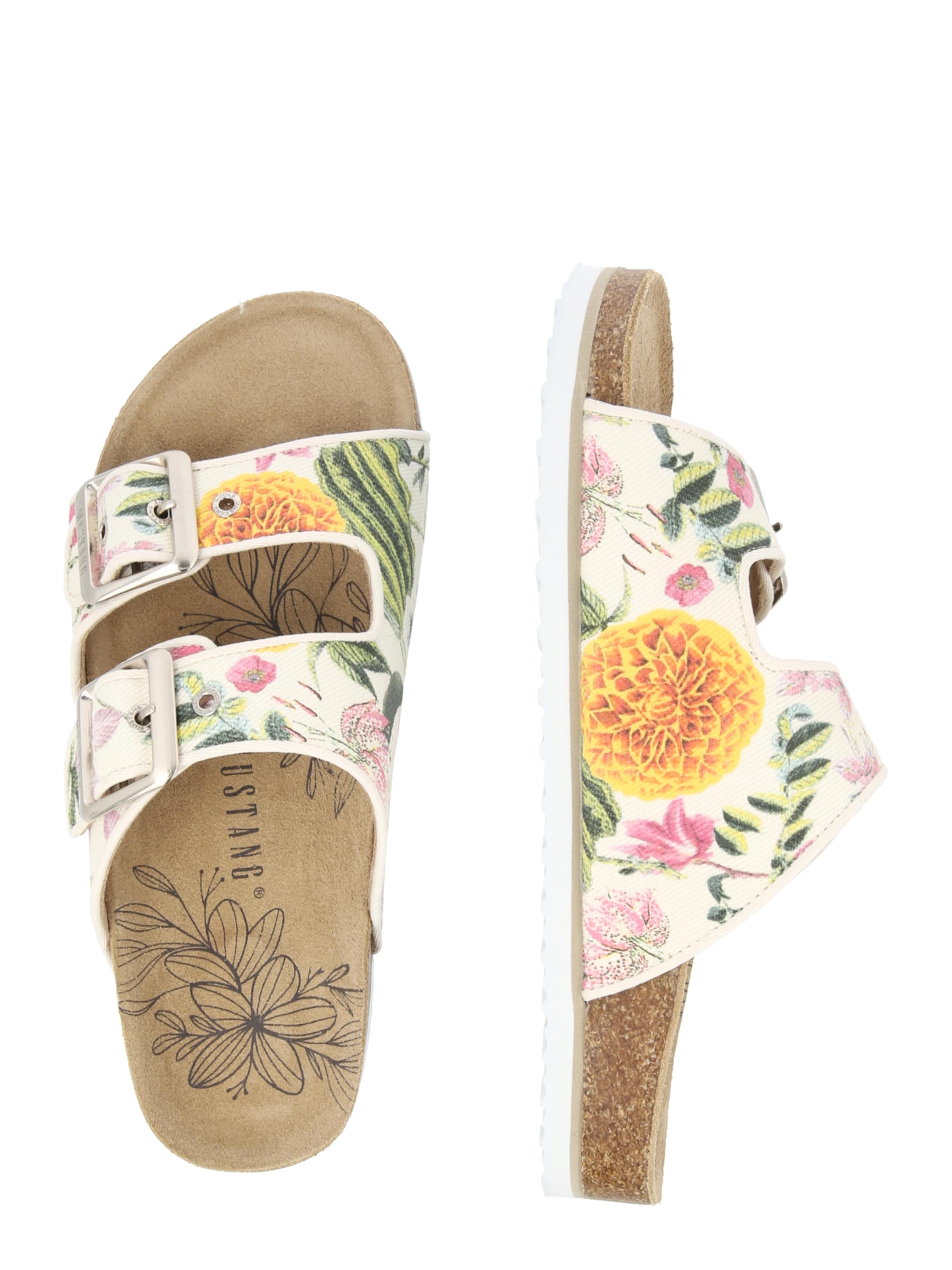 Mule MUSTANG en blanc