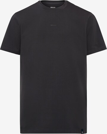 Boggi Milano T-Shirt in Schwarz: predná strana