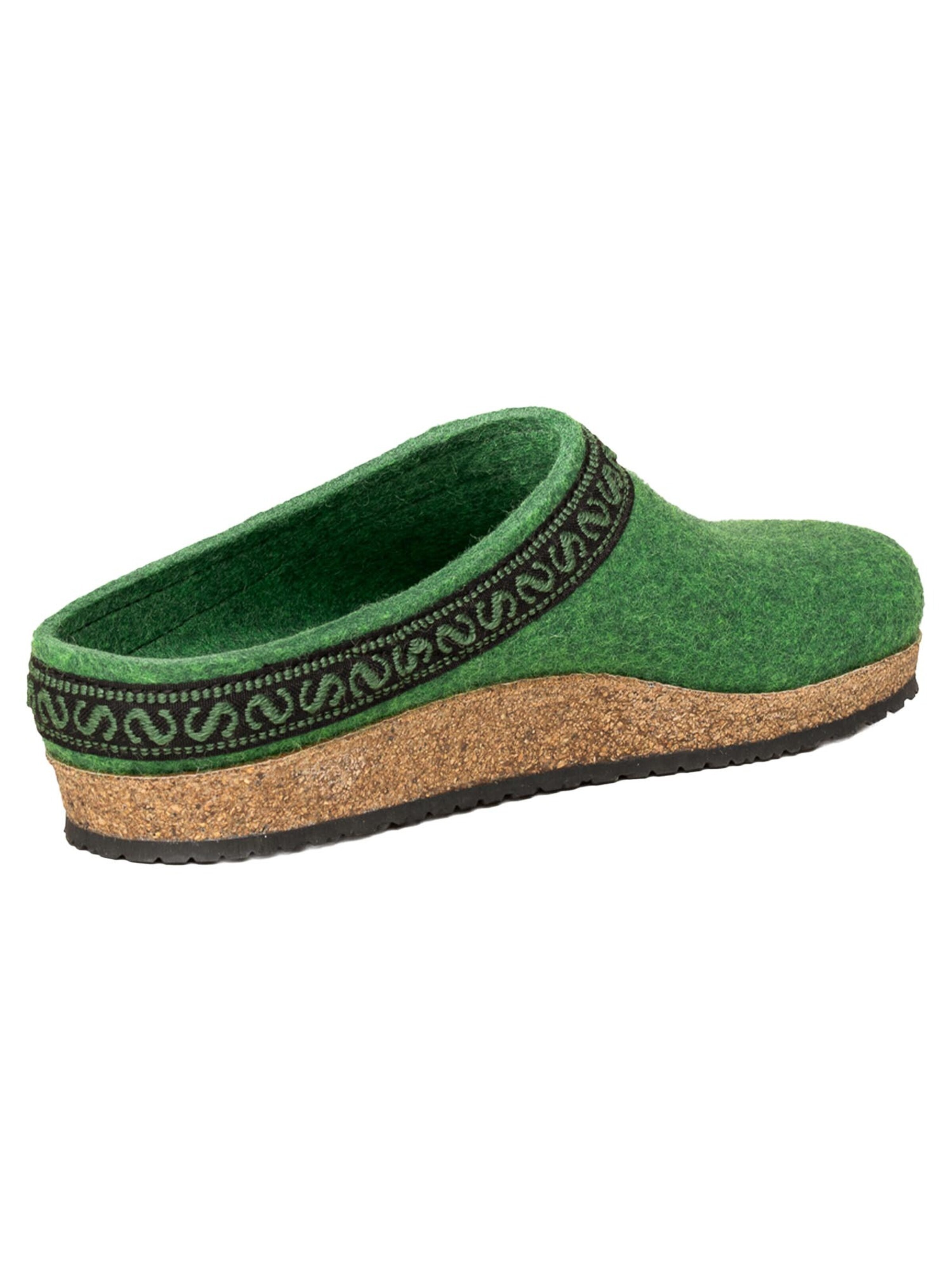 Stegmann Clogs 'Filz' in Green