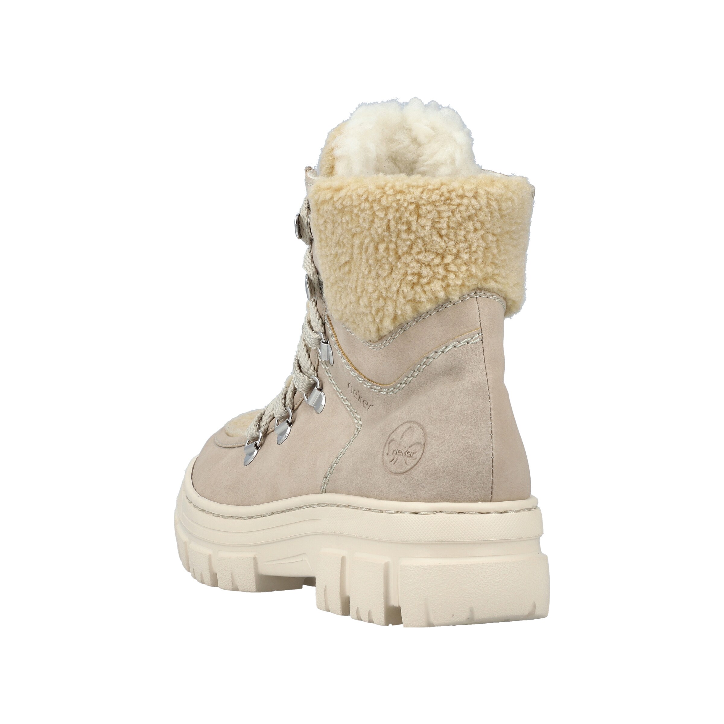 Bottes à lacets 'Z7430' Rieker en beige