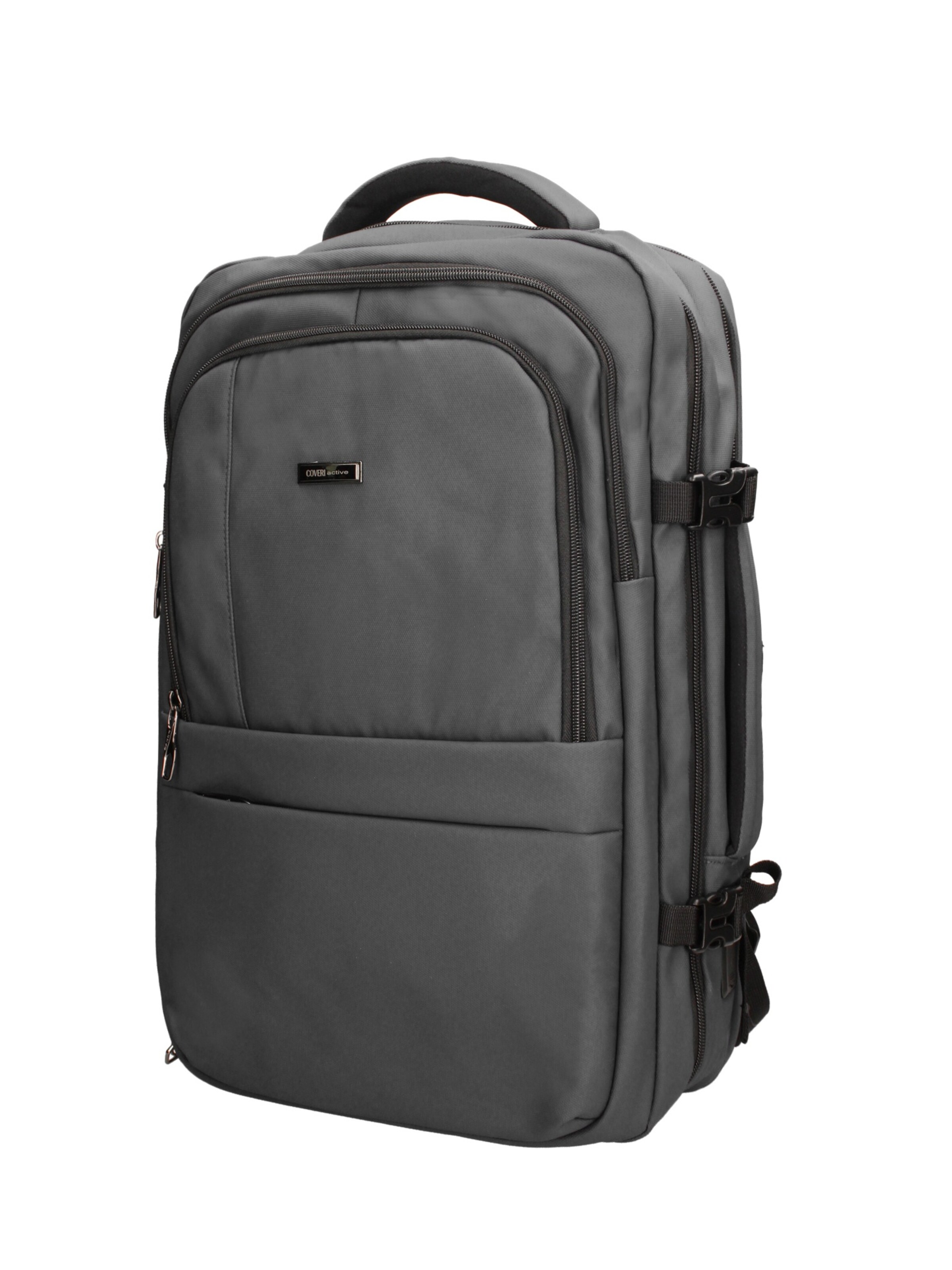 Zaino 'Zaino Coveri unisex poliestere 100% - Chiusura zip' di Coveri Collection in grigio: frontale