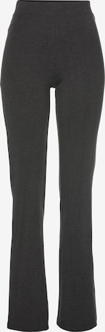 KangaROOS Flared Leggings in Black: front