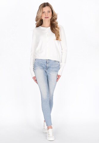 usha BLUE LABEL Gebreid vest in Wit