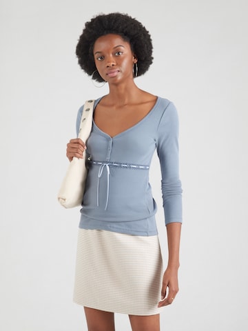 HOLLISTER - Camiseta en gris: frente