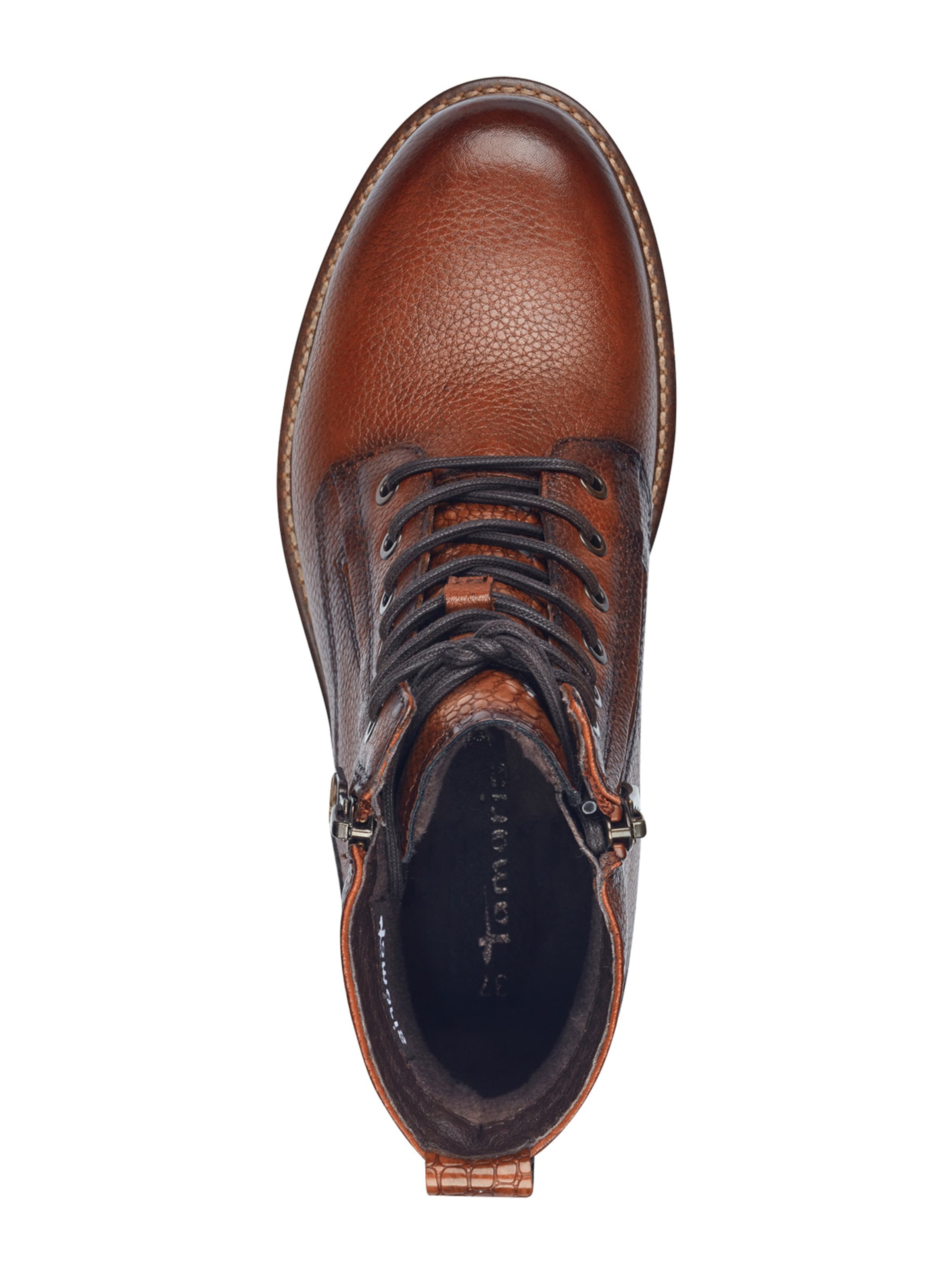 Bottines à lacets Tamaris en marron