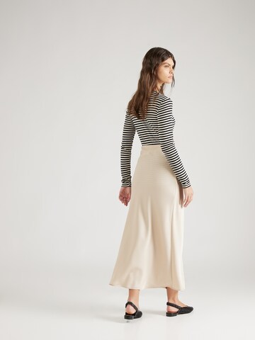 VILA Skirt 'VIELLETTE' in Beige