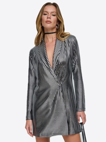 No Matter What Kleid in Silber: Vorderseite