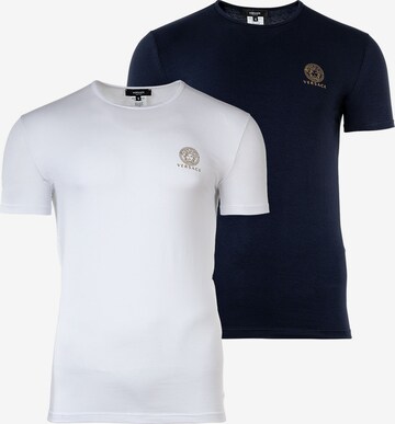 Maillot de corps VERSACE en bleu : devant