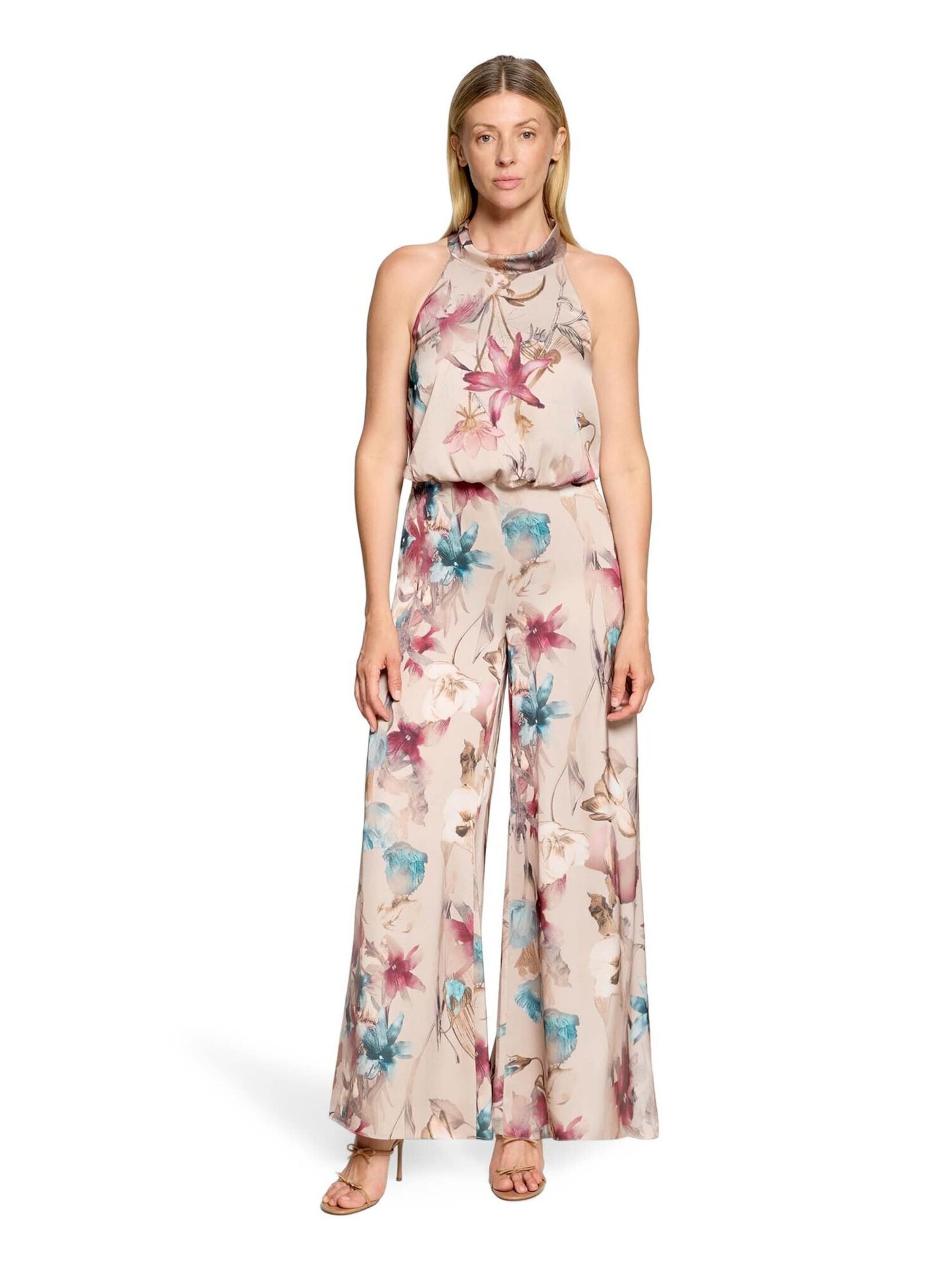 Vera Mont Jumpsuit in Bruin: voorkant