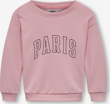 KIDS ONLY Sweatshirt 'Natalie' i pink: forside