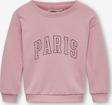 Sweat-shirt 'Natalie' KIDS ONLY en rose : devant