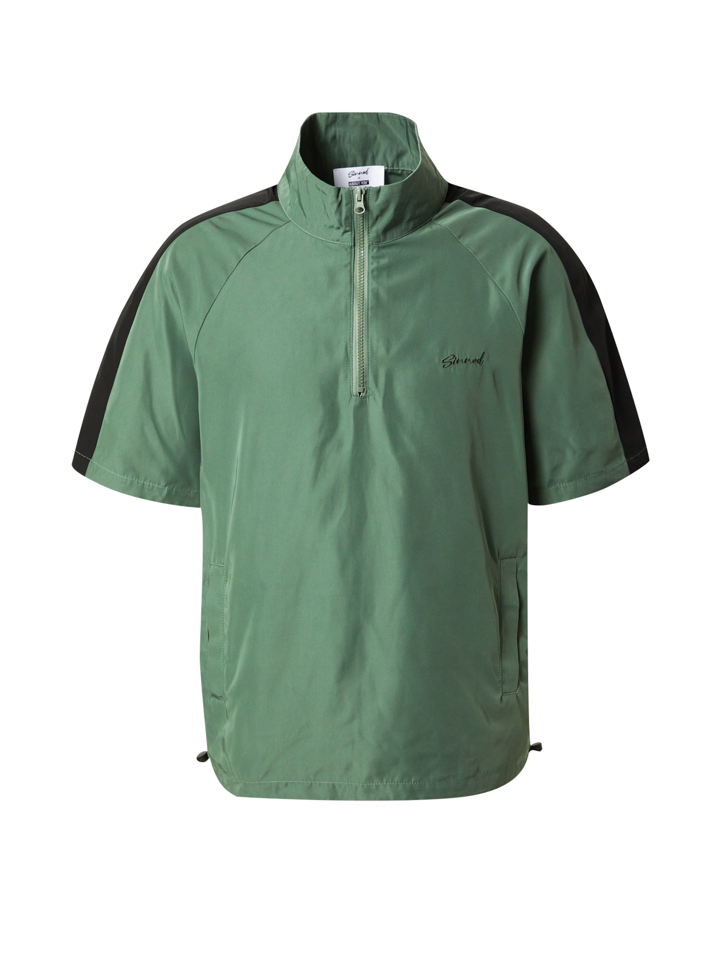 zaļš Sinned x ABOUT YOU T-Krekls 'Theo': no priekšpuses