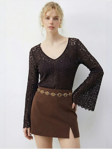 Camicia da donna 'Blusen' di Bianco Lucci in nero