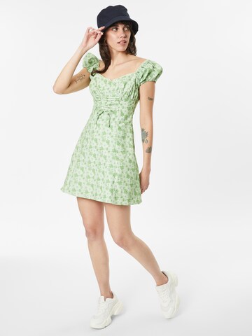 NA-KD Summer Dress in Green