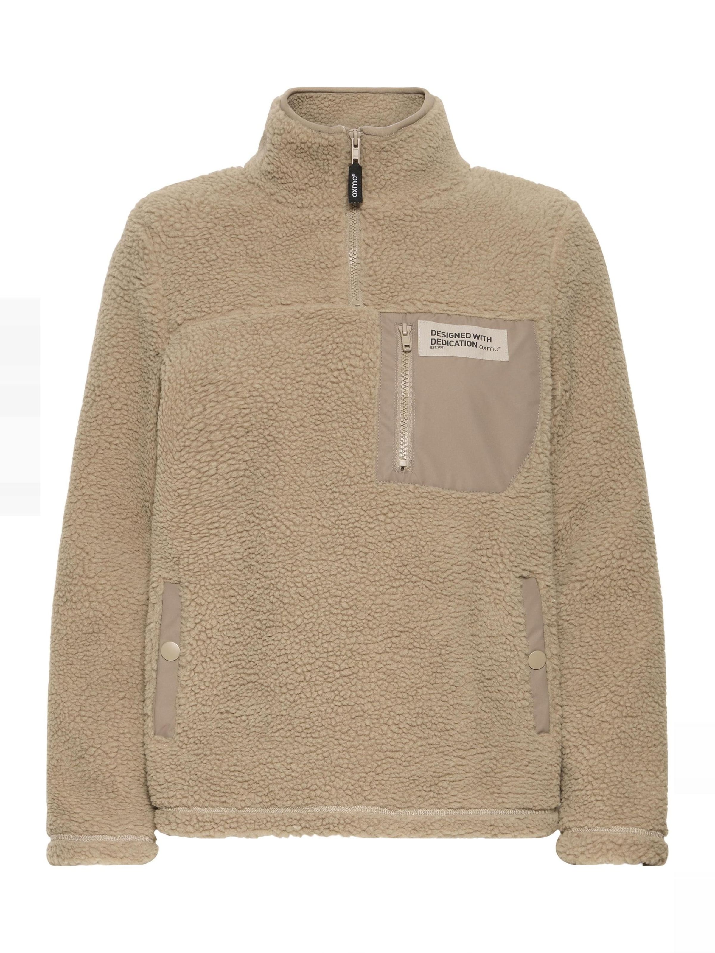 Oxmo - Casaco meia-estação 'Abby' em bege: frente