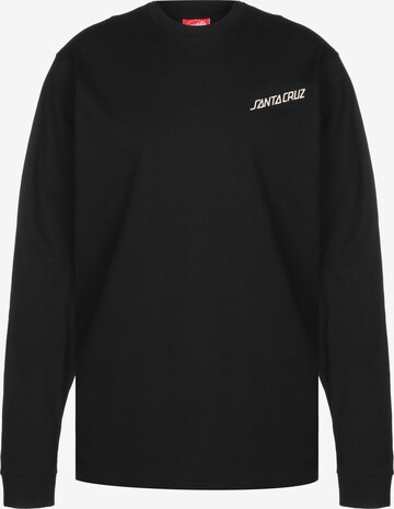 Santa Cruz Sweatshirt 'Shadowless Dot' in Black: front