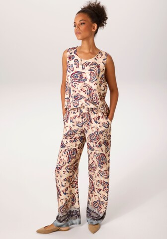 Aniston CASUAL Wide leg Pants in Beige